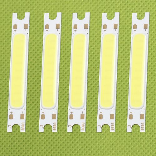 5pcs 3w white cob high power led stripe led light emitting diode for sale