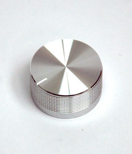 5pc Aluminium Insert Type Knob KNB004D size=?30x16mm Hole=18T color=Silver RoHS
