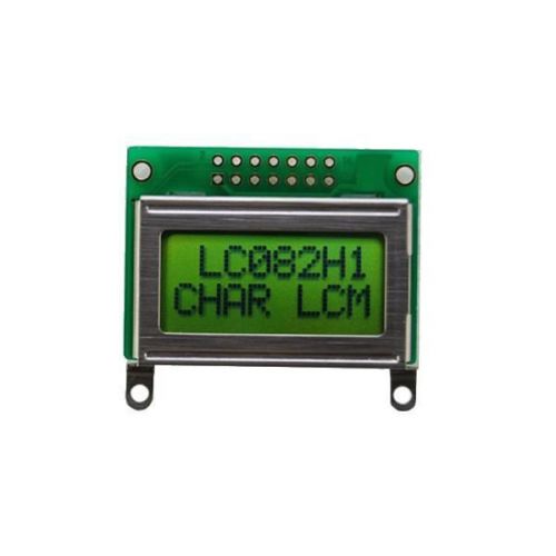 802 0802 8X2 8*2 Yellow Green Character LCD Module Display LCM Without Backlight