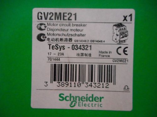 New Schneider GV2ME21