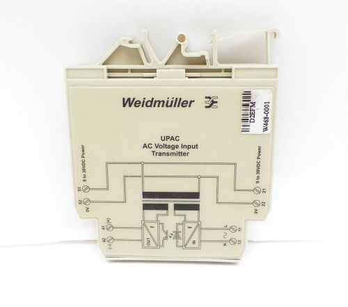 Weidmuller 828034 UPAC AC Voltage Input Transmitter -Analog Signal Conditioner