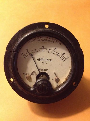 Vintage Western Electric Model 507 Amperes Meter.   Ham Radio Parts.   BH11