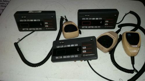 Lot of 3 Motorola MaraTrac HCN1089A Mobile Radio Remote Mount Control Head