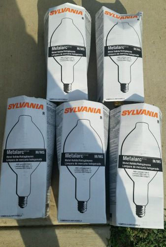 Lot of 5 sylvania m1000/u 1000w watt metal halide lamp light bulb bt56 metalarc for sale