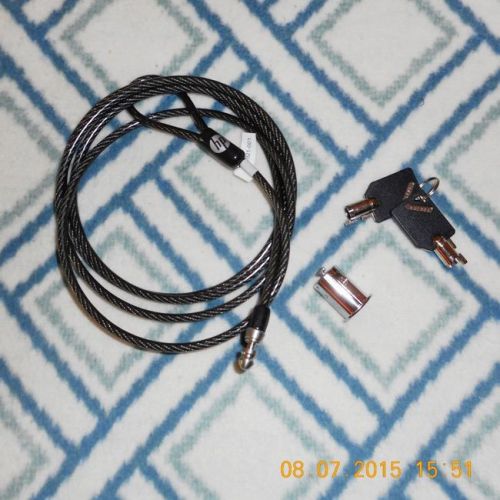 HP -TWO KEY -DOCKING STATION CABLE LOCK -SECURITY CABLE LOCK # AU656AA#ABA
