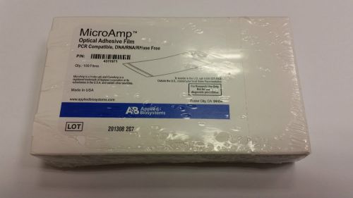 Microamp optical adhesive film 4311971, 100 films applied biosystems for sale