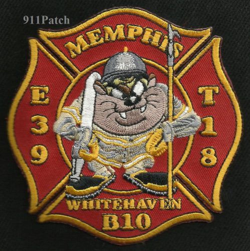 Memphis, TN - Engine 39 Truck 18 B 10 FIREFIGHTER Patch Whitehaven Fire Dept TAZ