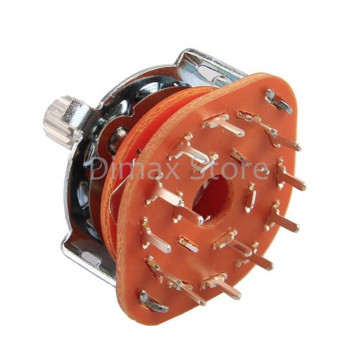 2pcs 4-way guitar channel amplifier band rotary switch selector 3p4t for sale
