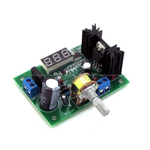 Dc buck step down converter module lm317 voltage regulator+voltmeter 5v 12v 24v for sale