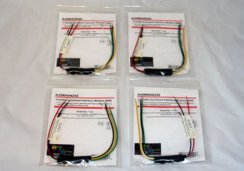 Lot of 4 - Ademco 4193SN Serialized Interface Module (SIM)Two-Zone New!!!