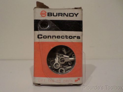 Box of (124) new burndy crimp ring lugs, 20-14 awg, 8-10 stud, t14-10 for sale