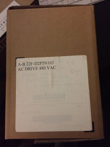 ALLEN BRADLEY 22F-D2P5N103 SERIES A AC DRIVE *NEW OUT OF BOX*
