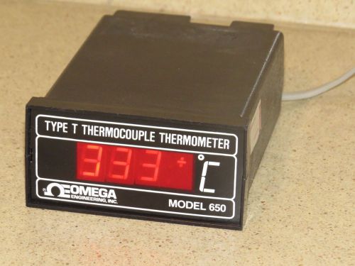 OMEGA TYPE T THERMOCOUPLE THERMOMETER MODEL 650 (OMG)