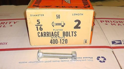 Nos dorman 5/16&#034;x2&#034; usa made carriage bolts for sale