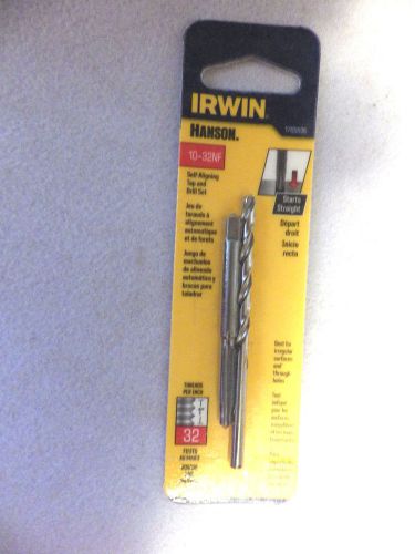 NIP Irwin-Hanson 10-32NF SELF-ALIGNING TAP &amp; DRILL BIT #1765536 USA