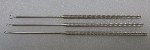 Billeau ear loop(set of 3 small+medium+large)ent surgical medical instruments, for sale