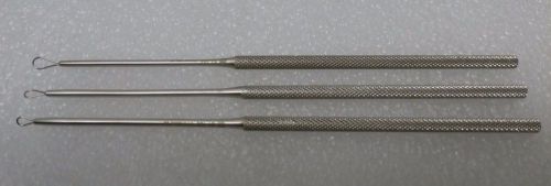 BILLEAU EAR LOOP(Set of 3 Small+Medium+Large)ENT Surgical Medical Instruments,