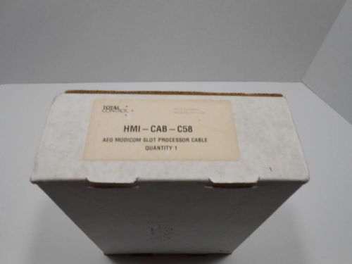 TOTAL CONTROL  HMI-CAB-C58  AEG MODICOM SLOT PROCESSOR CABLE