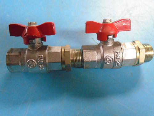 DN 15 Stainless Steel Ball Valve,Quarter Turn, PN25, with EMB Fitting Lot of 2