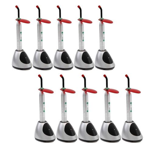 10x Dental Cordless LED Curing Light Lamp Treatment Orthodontics 2000mw/cm2 D8