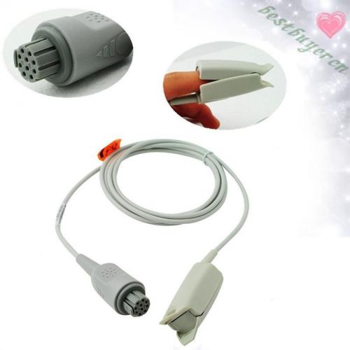 0 pin adult finger clip spo2 sensor probe round  compatible datascope 8.8feet ce for sale