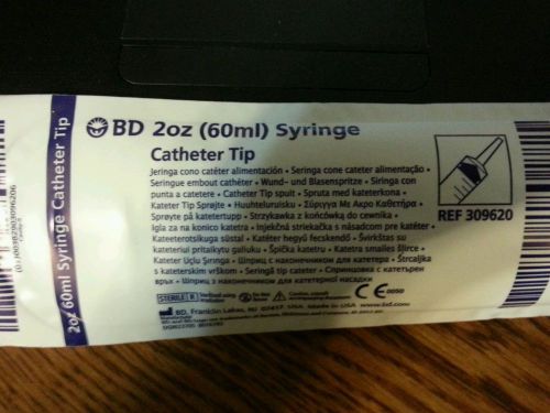 10 - BD 2oz (60ml) Syringe with Catheter Tip