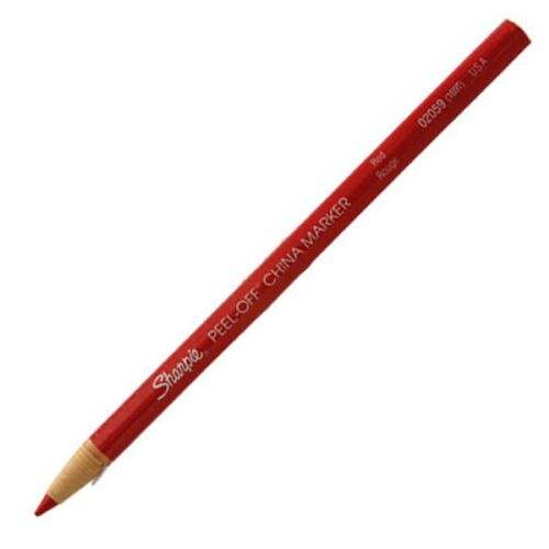 Sharpie #2059 Peel Off China Marker, Red