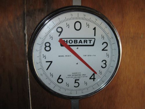 HOBART Produce Hanging Scale PR30-1 Double Sided Dial 30 lbs Cap *NOT WORKING