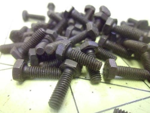 (50) m4-0.70 x 12mm hex cap screw bolt class 8.8 black #57972 for sale