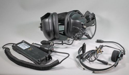 Titan dual muff high noise racing headset motorola radio ht1000 xts3000 xts5000 for sale