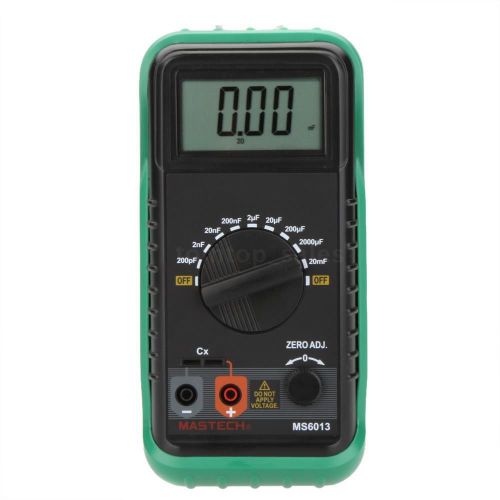 MS6013 Digital LCD Capacitor Capacitance Tester Meter Measuring 200pF ~ 20mF