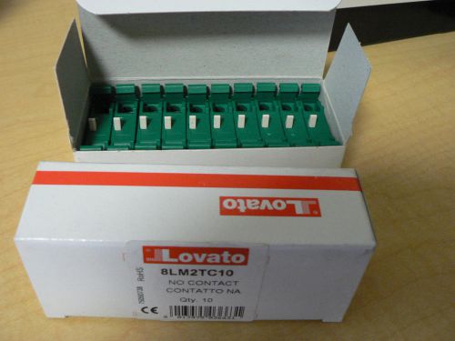 two LOVATO 8LM2Tc10 No Contact (2) boxs of 10ea new item
