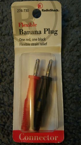 Flexible banana plugs (pack of 2) 274-0730 13 (radioshack) for sale
