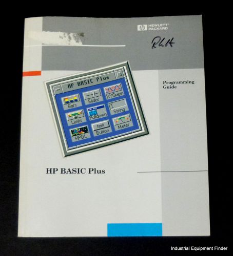 HP Basic Plus Programming Guide E2160-90002