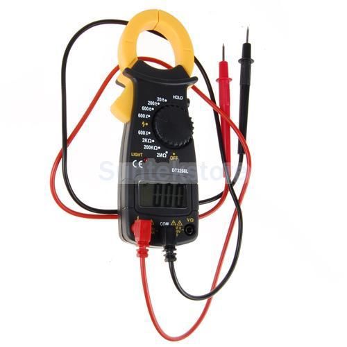 Ac/ dc multimeter electronic tester digital clamp meter current kit resistan for sale