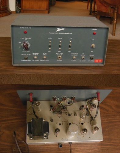 RARE EARLY ZENITH TUBE FM MULTIPLEX SIGNAL GENERATOR !! SPECIAL !! NICE !!