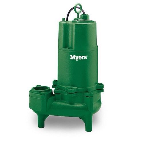 Myers whr10-23, sewage pump 1.0 hp 230v 3 ph manual, 2 inch discharge for sale