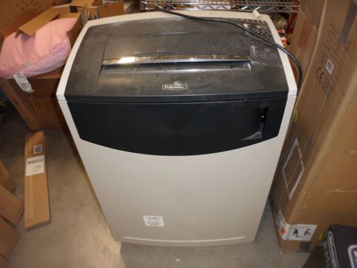 Fellowes fel38485 cross-cut shredder, 28 sht cap. - gray. not working. for sale