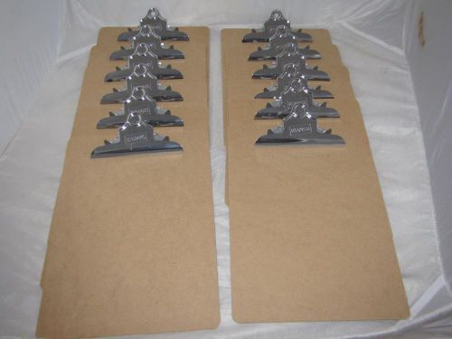12 staples letter size 9x12&#034; clipboards hardwood brown model #85020a for sale