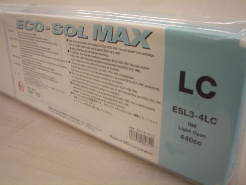 SEALED ROLAND 440ml LIGHT CYAN ECO-SOL MAX INK CARTRIDGE
