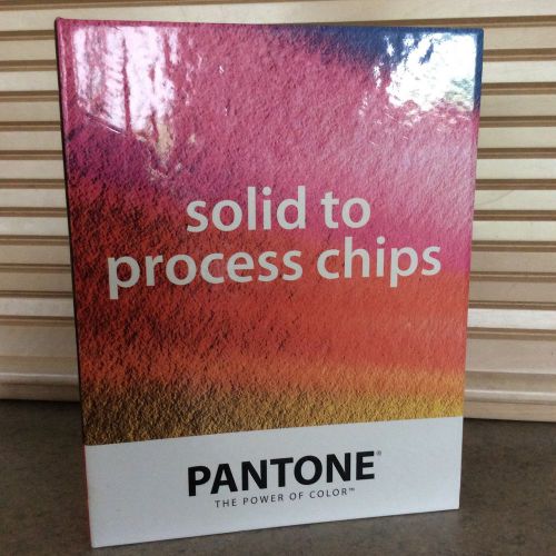 PANTONE :: SOLID TO PROCESS CHIPS Color Simulator BOOK ISBN 1-881509-91-5 NR!
