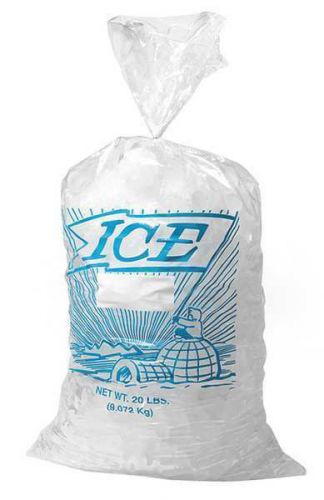 ELKAY ice bags case of 500 H28PMET 13.5&#034; x 28&#034;  holds 20 lbs