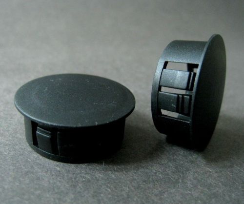 HP-25 Black Nylon Locking Hole Plug Button Cover 25mm (1&#034;) #g7 x 20 pcs