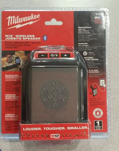 Milwaukee 2592-20 M12 Wireless Jobsite Speaker