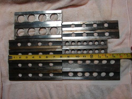 6 MACHINIST PARALLELS INSPECTION BLOCKS I BEAM PRECISION TOOL DIE  METAL WORKING