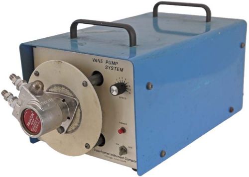 Cole parmer 7116-10 industrial vane pump system w/procon rotary vane pump for sale