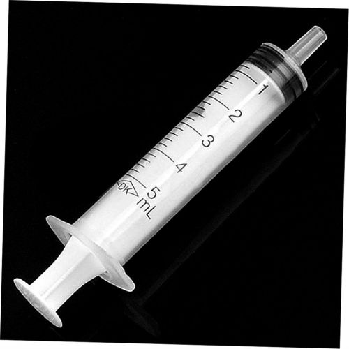 10?A5ml Disposable Plastic Sampler Syringe For Measuring Hydroponics Nutrient GU