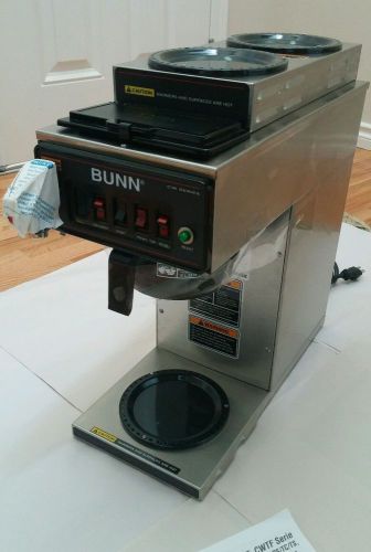 Bunn CWTF15-3 Automatic 12 Cup Coffee Brewer with 2 Upper and 1 Lower Warmer