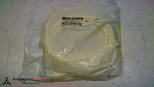 BALLUFF BCC05EW CORDSET 4 POLE FEMALE STRAIGHT SINGLE ENDED 5 METERS, NEW