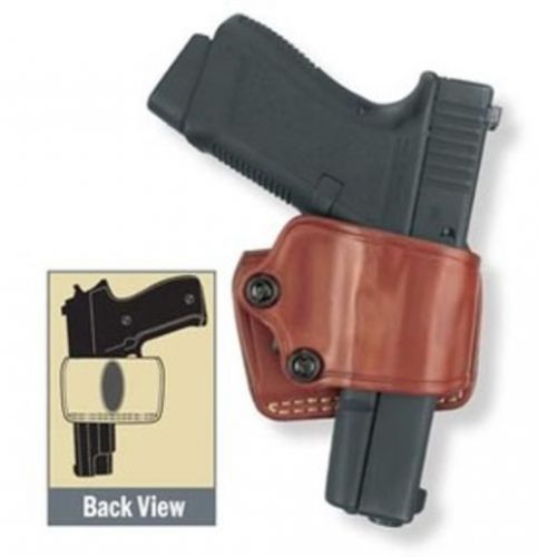Gould goodrich yaqui slide holster brown 801-92f for glock 17 19 22 23 24 26 27 for sale